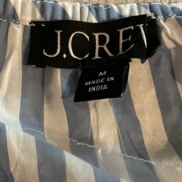 J. Crew 2023 new with tags striped peplum top - Picture 2 of 4